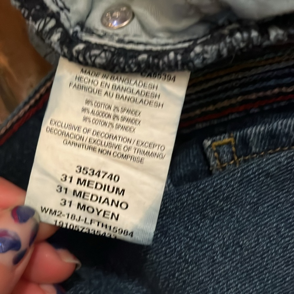 Free People x Lee Rainbow Stitching flare high rise jeans - Picture 10 of 10